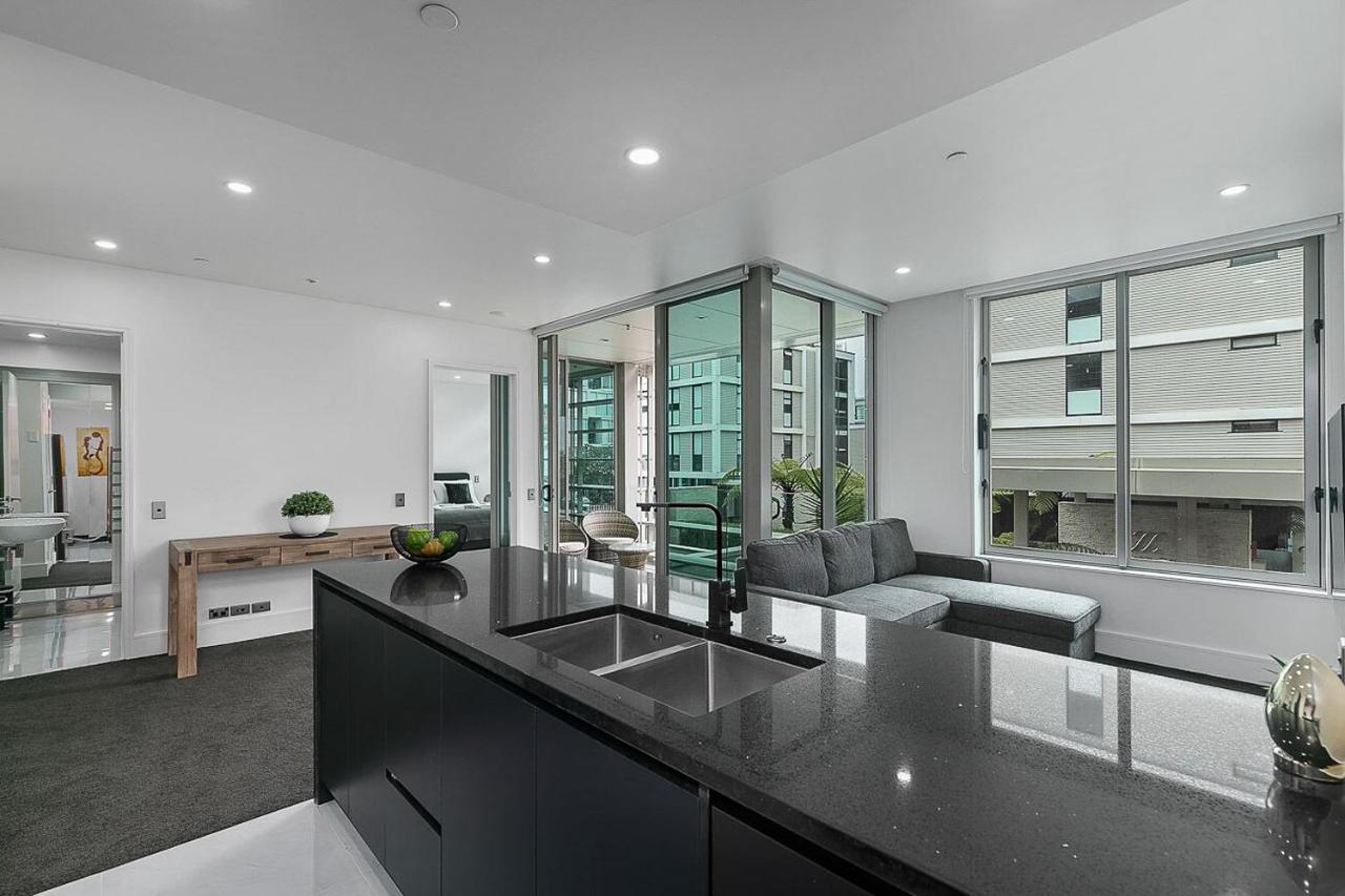 Qv Upscale Modern Viaduct Apt With Parking - 965 Auckland Exterior foto